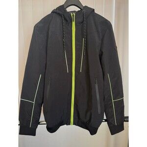 Men’s SOBK Straight Outta Brooklyn Lightweight Black Full Zip Jacket Size Medium